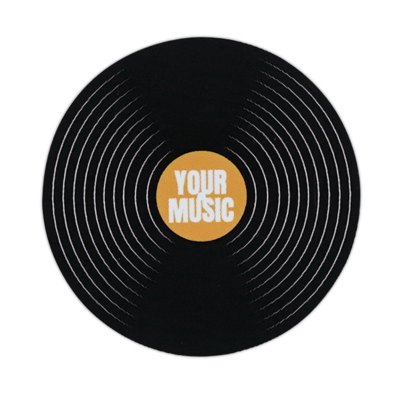 <p>You simply have to appreciate good record music - even in sticker form.</p>
